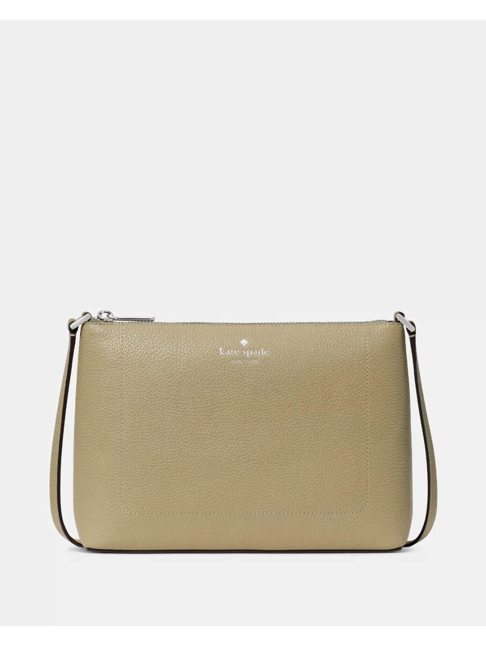 New Kate Spade Leila Crossbody Pebble Leather Elm